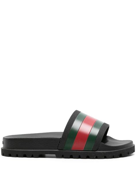 claquette homme gucci|Gucci Claquettes Pursuit Web .